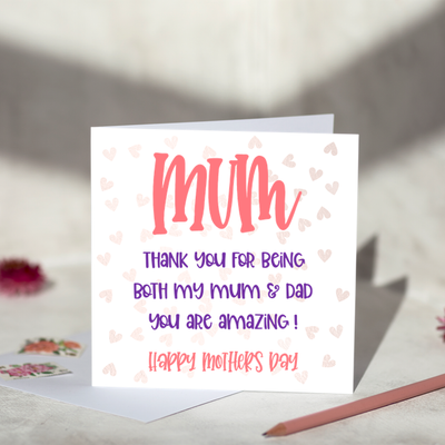 Single Mum Greeting Card