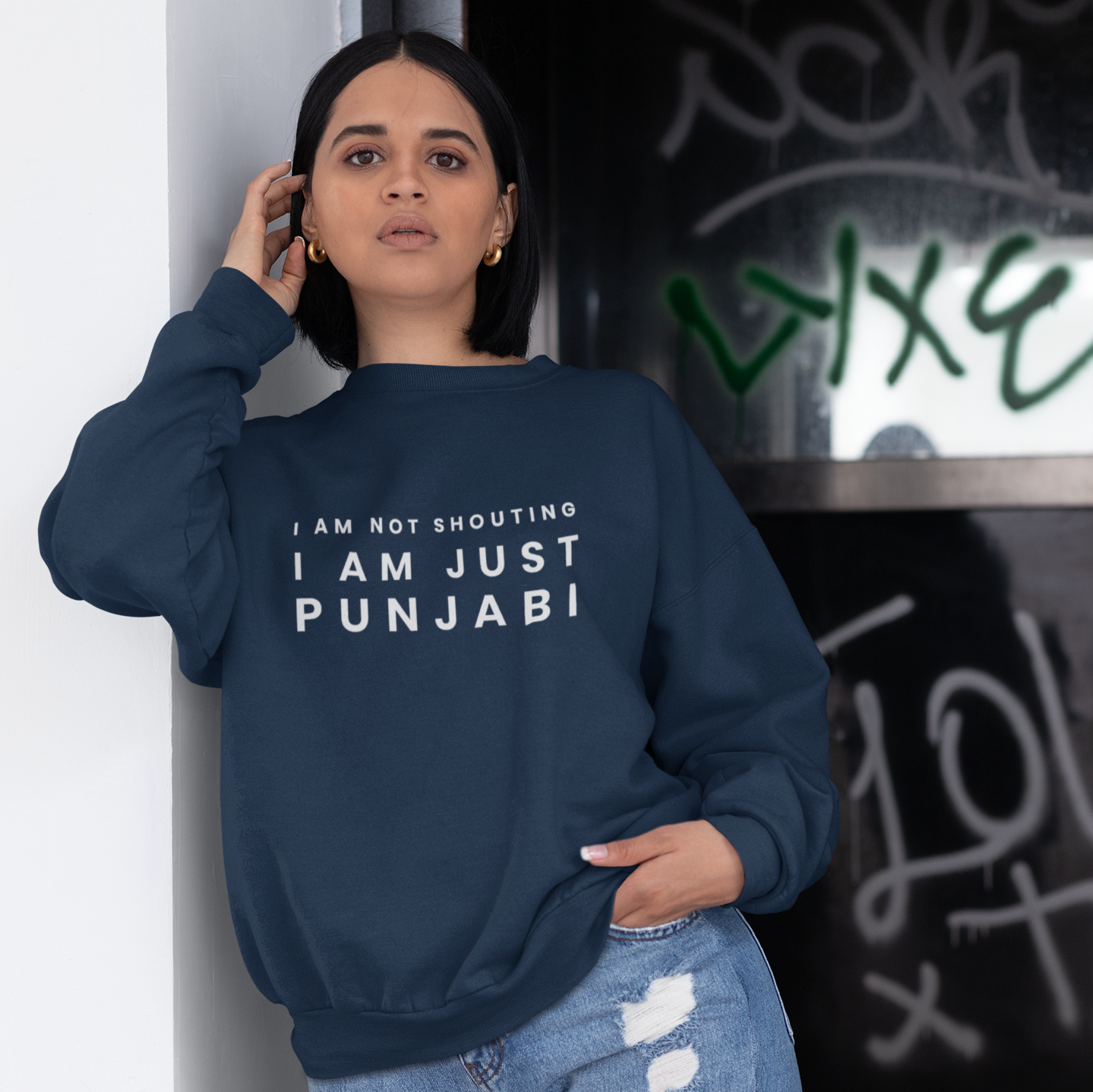 I Am Not Shouting Punjabi Unisex Sweatshirt - Various Colours