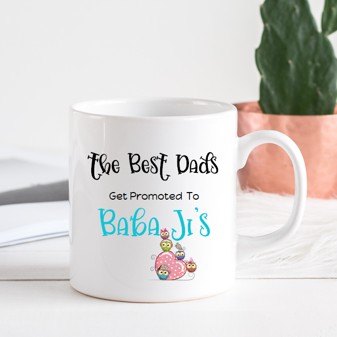 
                      
                        The Best Dad Gets Promoted To Personalised Mug
                      
                    