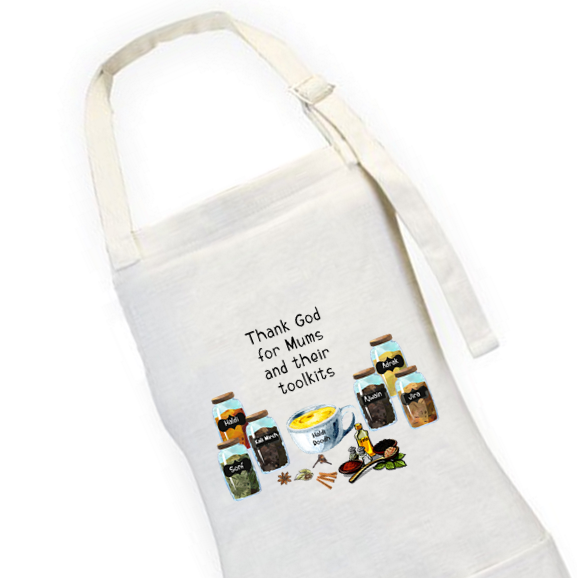 Mother's Toolkit Linen Apron