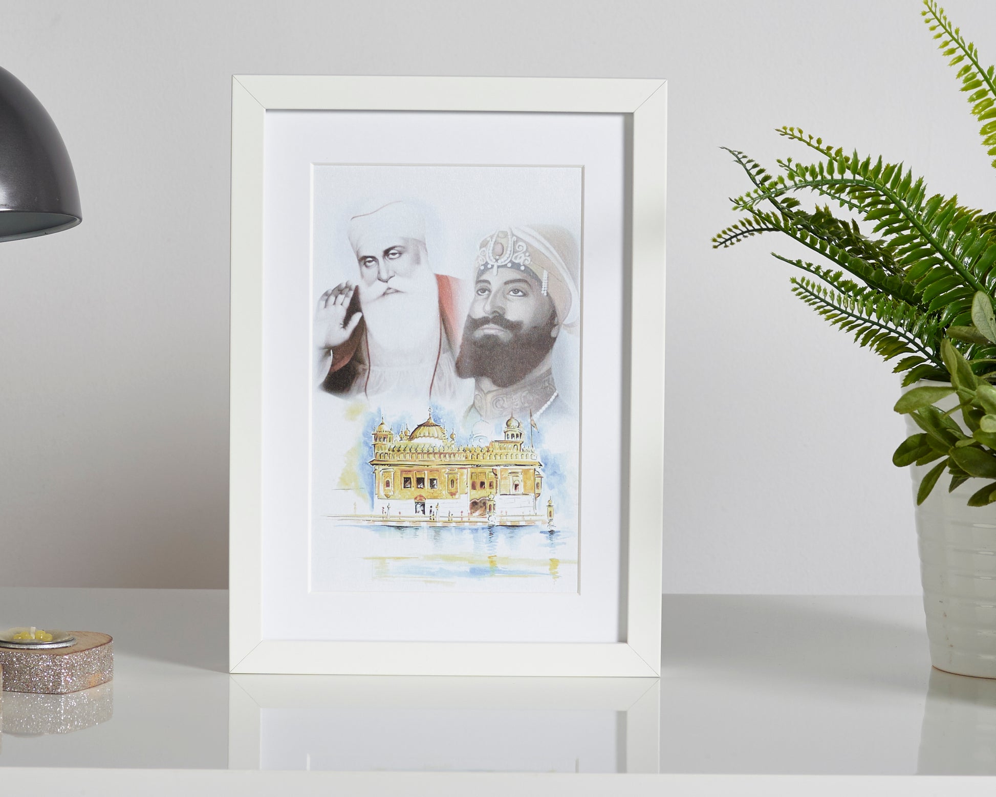 Guru Nanak Dev, Guru Gobind Singh and Golden Temple