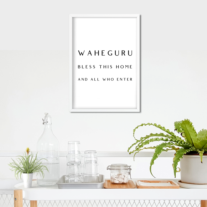 
                      
                        Waheguru Bless This Home Art Print or Framed
                      
                    