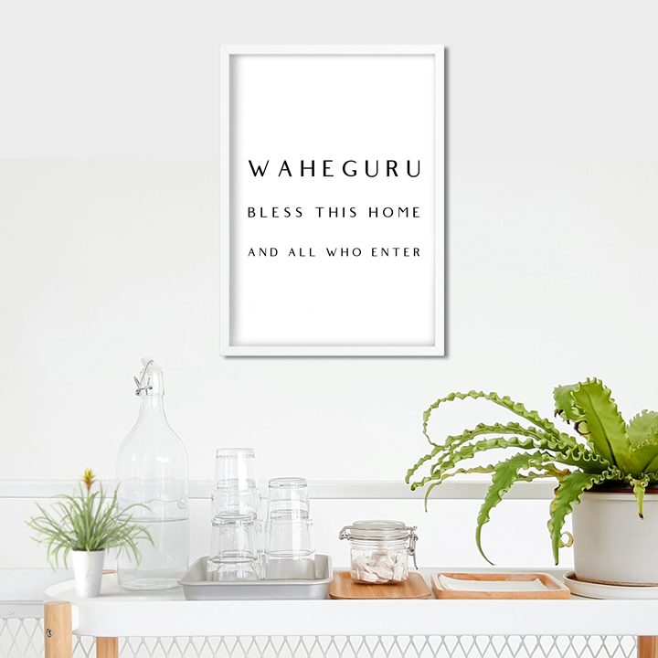 
                  
                    Waheguru Bless This Home Art Print or Framed
                  
                