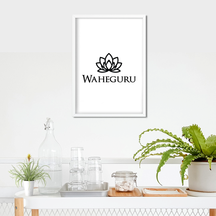 
                      
                        Waheguru Lotus Art Print or Framed
                      
                    