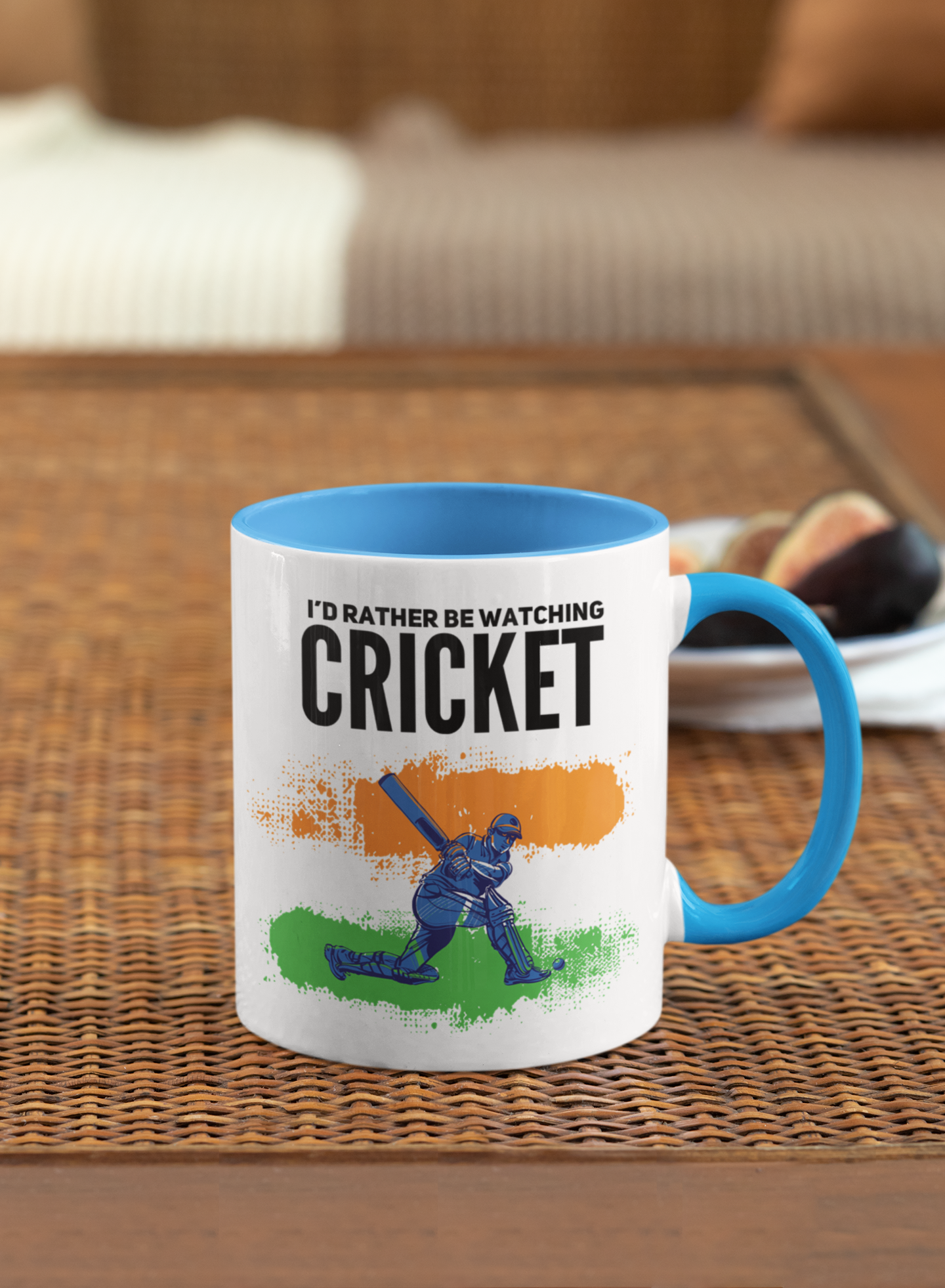 
                  
                    Watching Cricket India Mug
                  
                