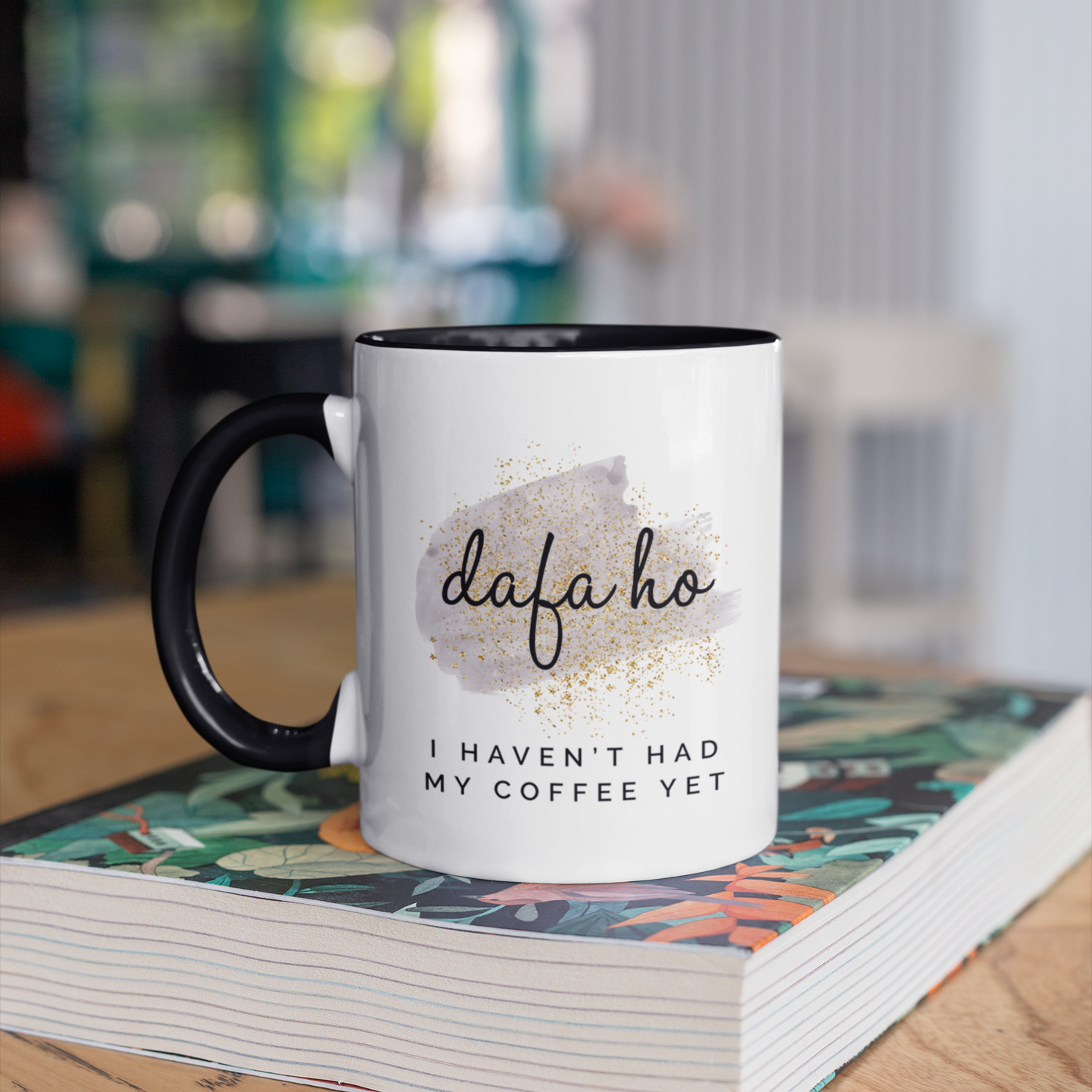 Dafa Ho Grey Coffee Mug