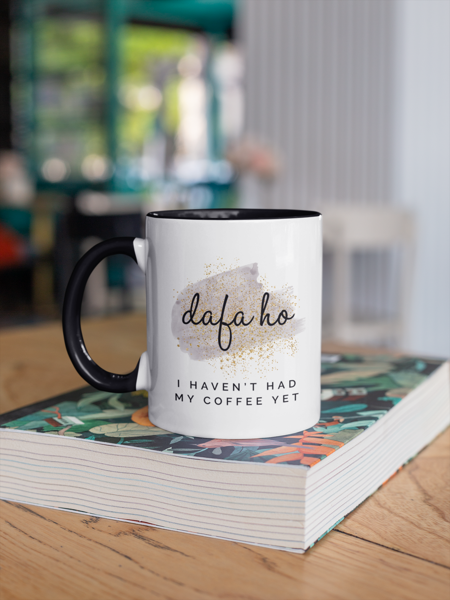 Dafa Ho Grey Coffee Mug