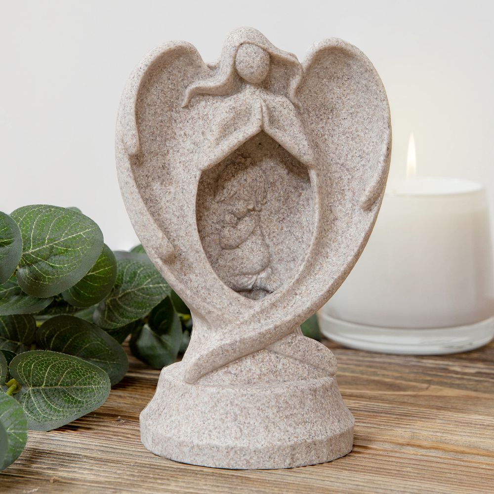 Faith & Hope Guardian Angel Night Light - Girl