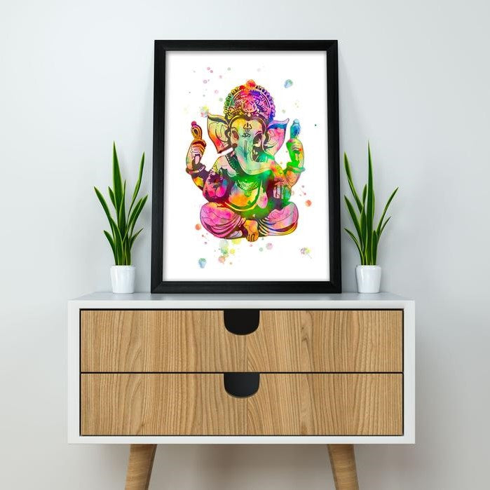 
                  
                    Ganesh Watercolour Print or Framed
                  
                
