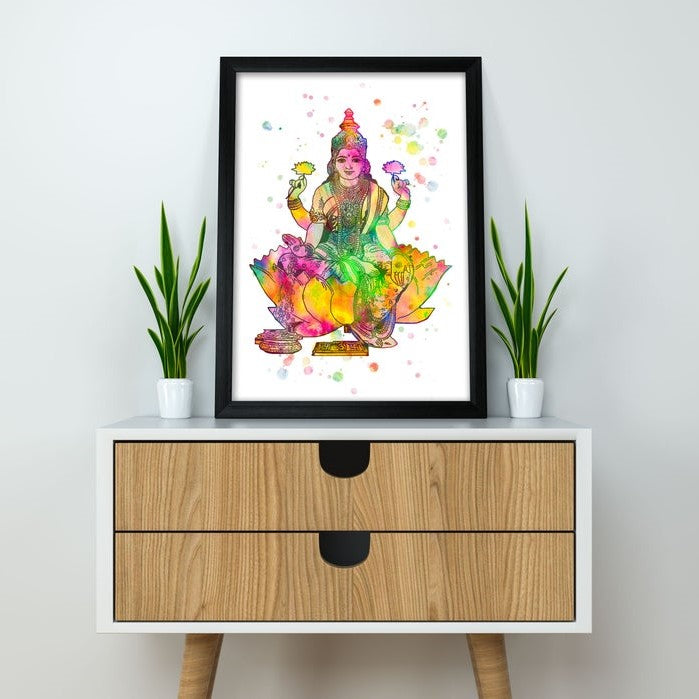 
                      
                        Lakshmi Watercolour Print or Framed
                      
                    