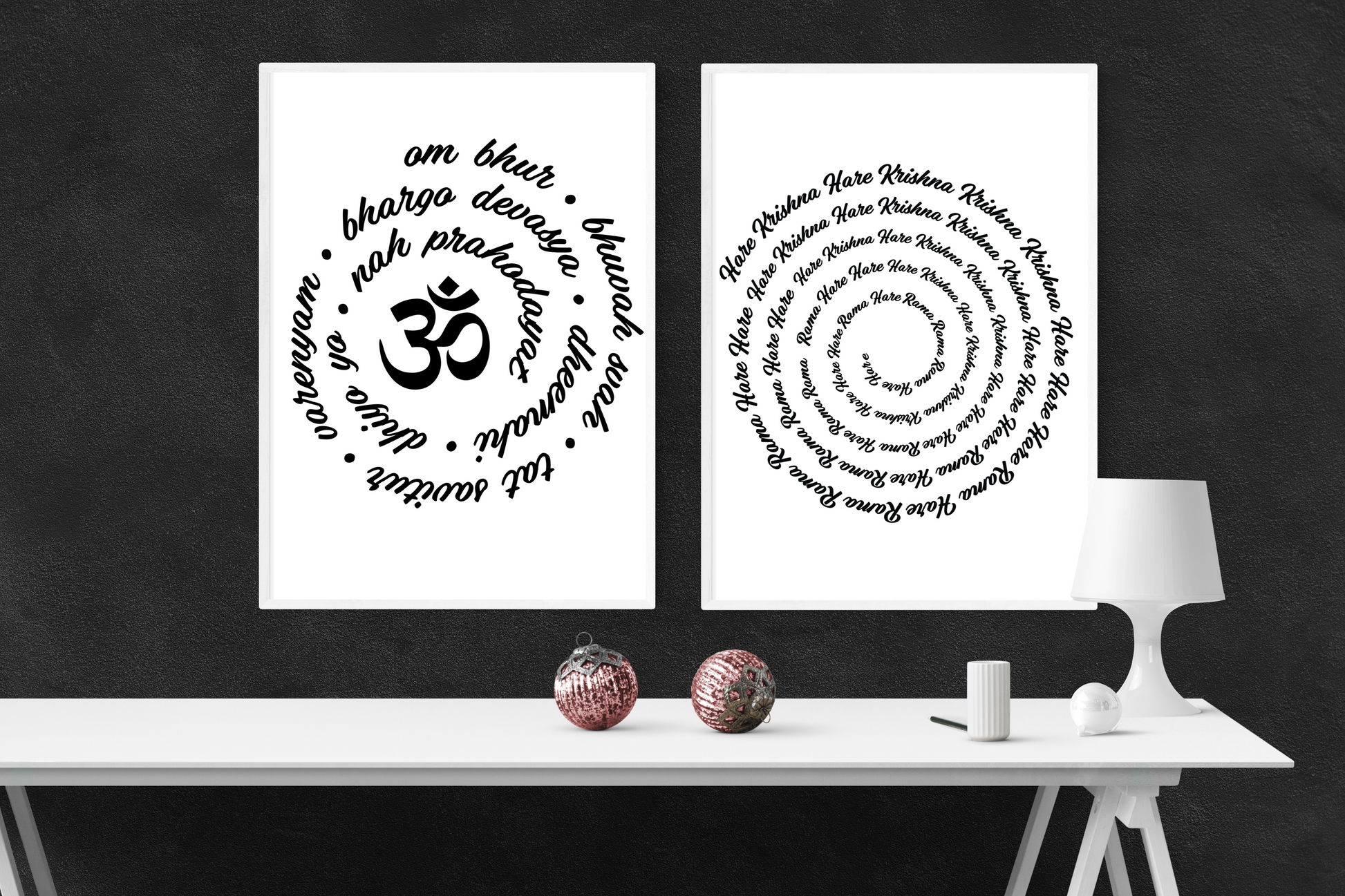 Hare Krishna Hare Rama Art Print or Framed