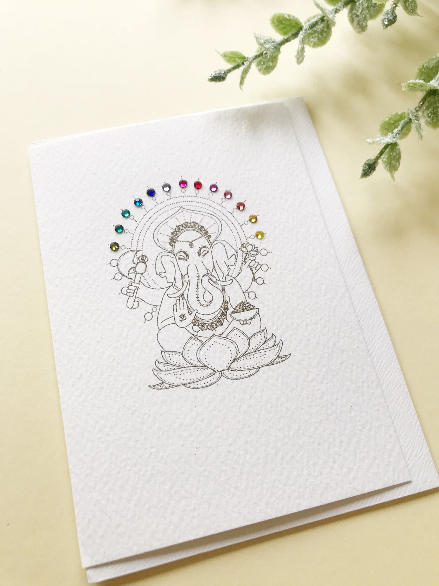 
                  
                    Swarovski Ganesh Greeting Card
                  
                