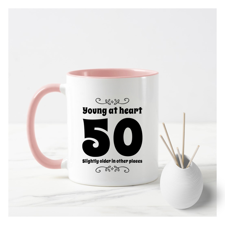 
                      
                        Young At Heart 50th Birthday Mug
                      
                    