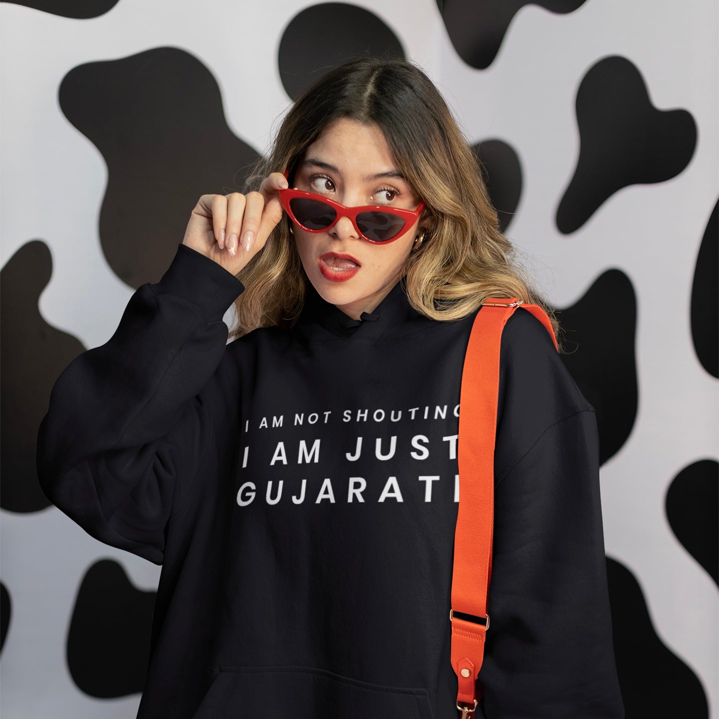 I’m Not Shouting Gujarati Unisex Hoodie - Various Colours