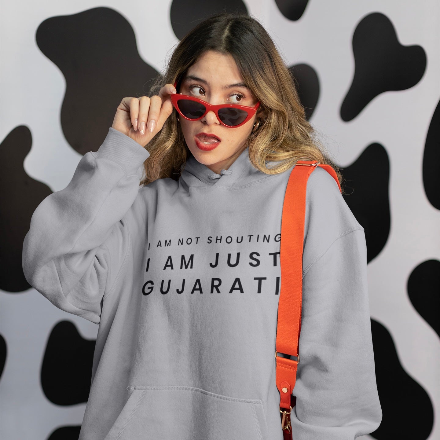 I’m Not Shouting Gujarati Unisex Hoodie - Various Colours