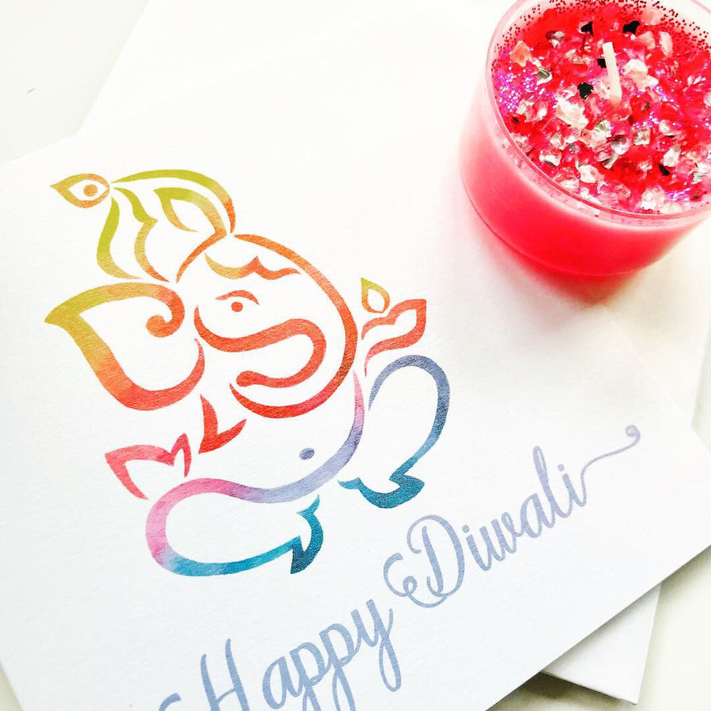 Ganesh Diwali Card