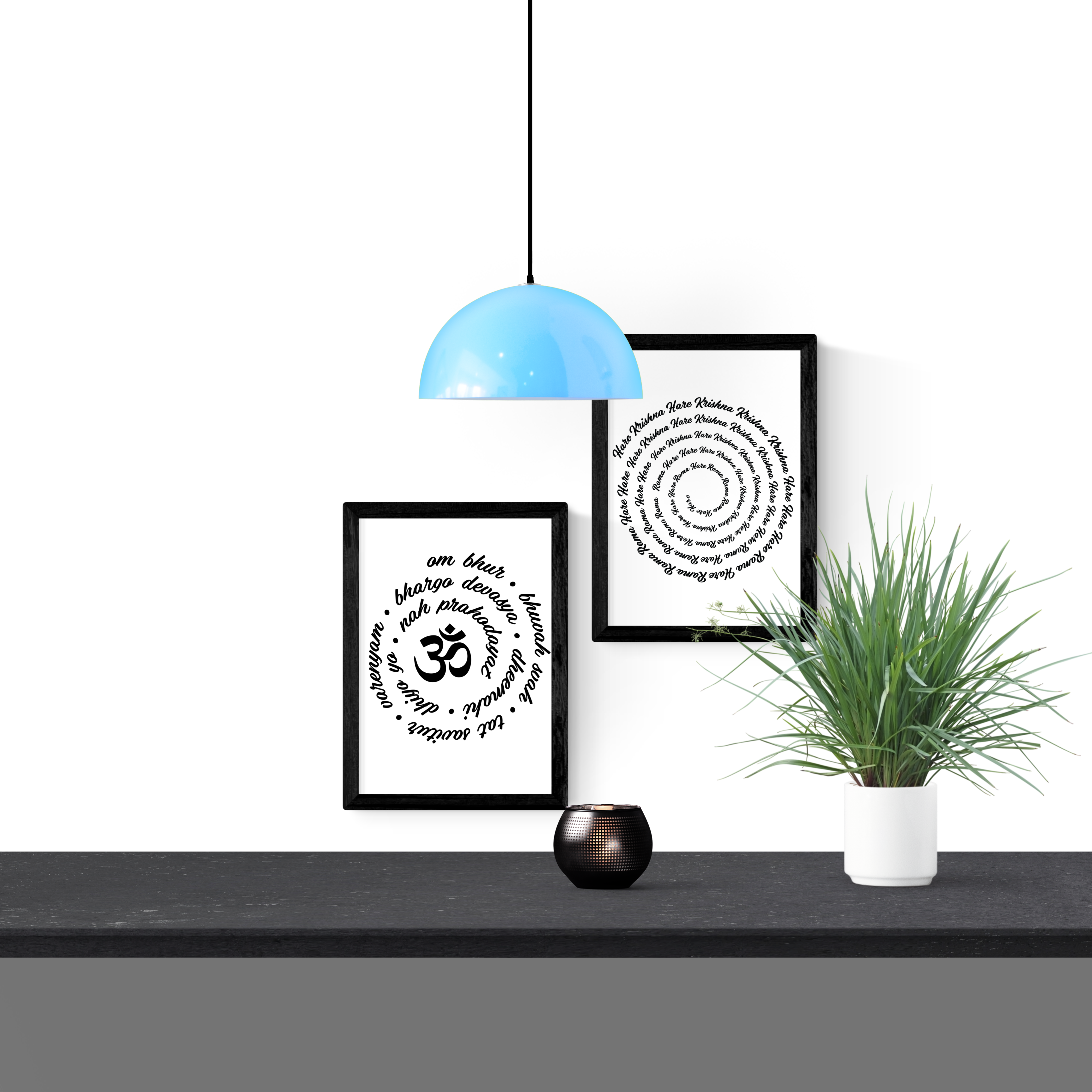 Hare Krishna Hare Rama Art Print or Framed