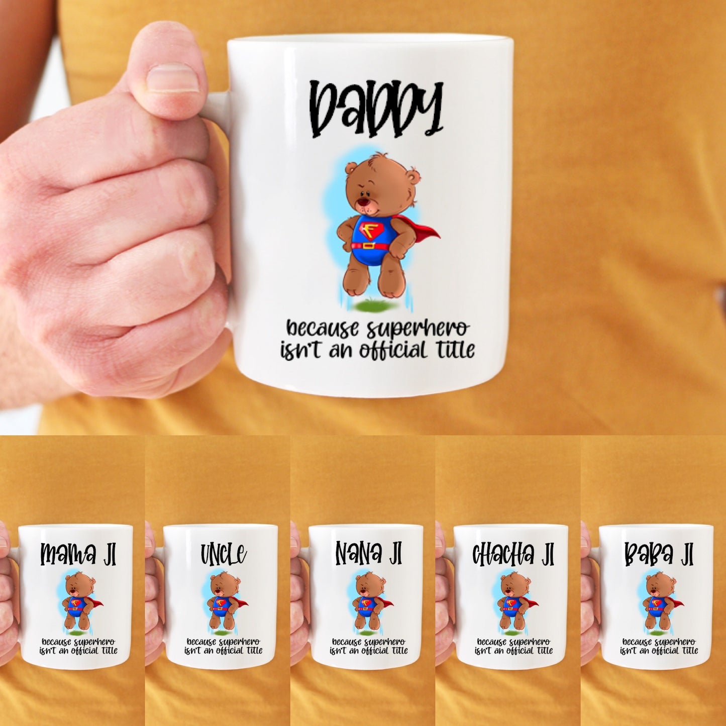 Superhero Name Mug