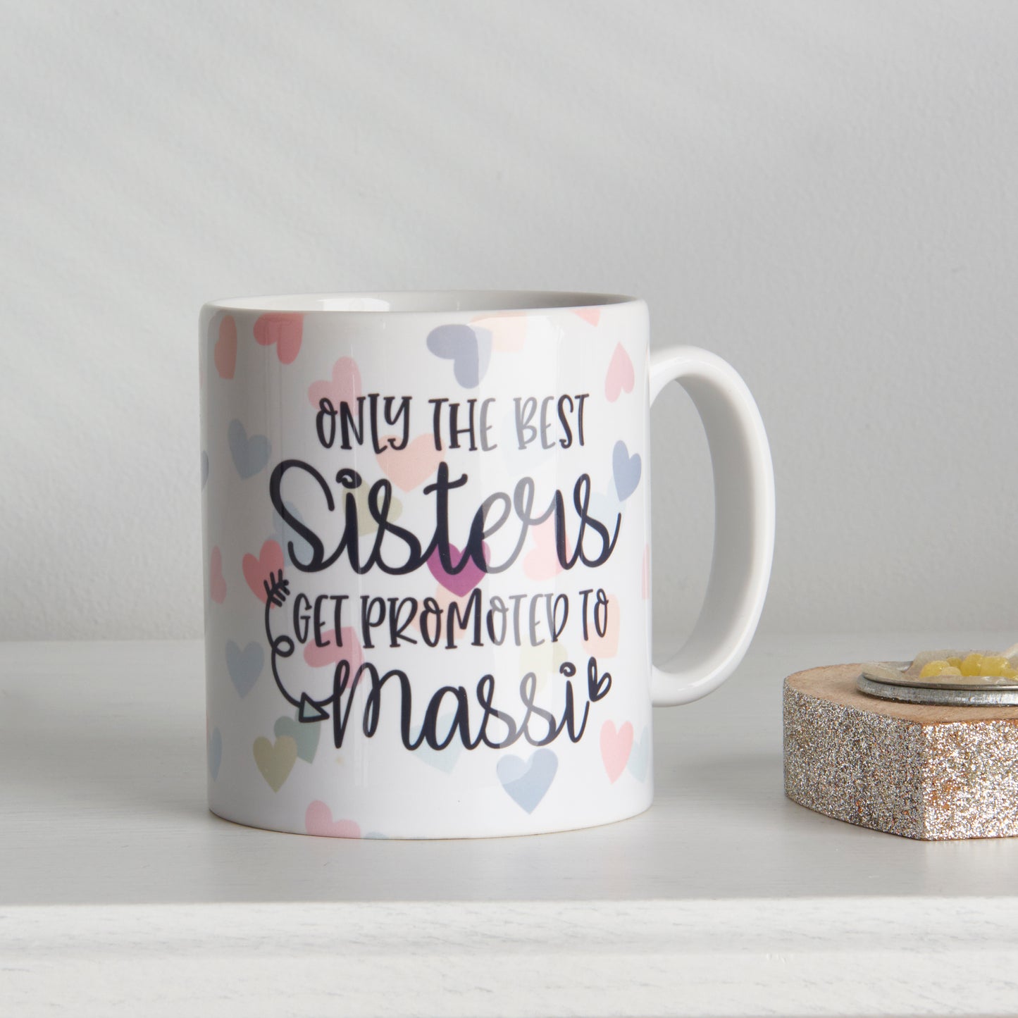 Only The Best Sisters Get Promoted To Mug – Beauty and The Button
